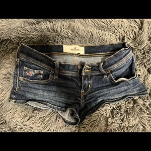 Hollister low rise denim shorts